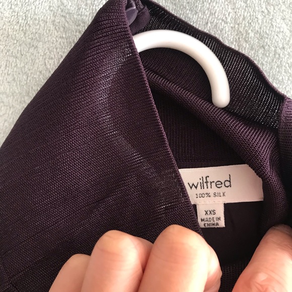 Wilfred cropped silk top - Picture 4 of 5